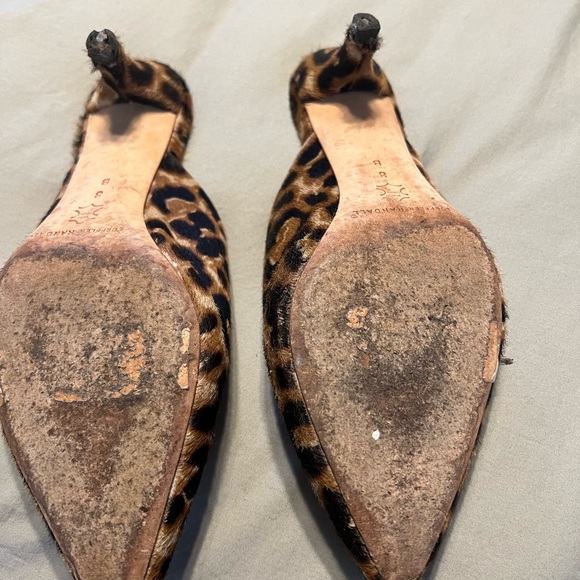 Loeffler Randall leopard pony hair mules. - Picture 3 of 6